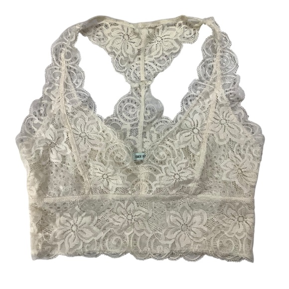 Kimchi Blue Other - Kimchi Blue lace racerback bralette ivory size S